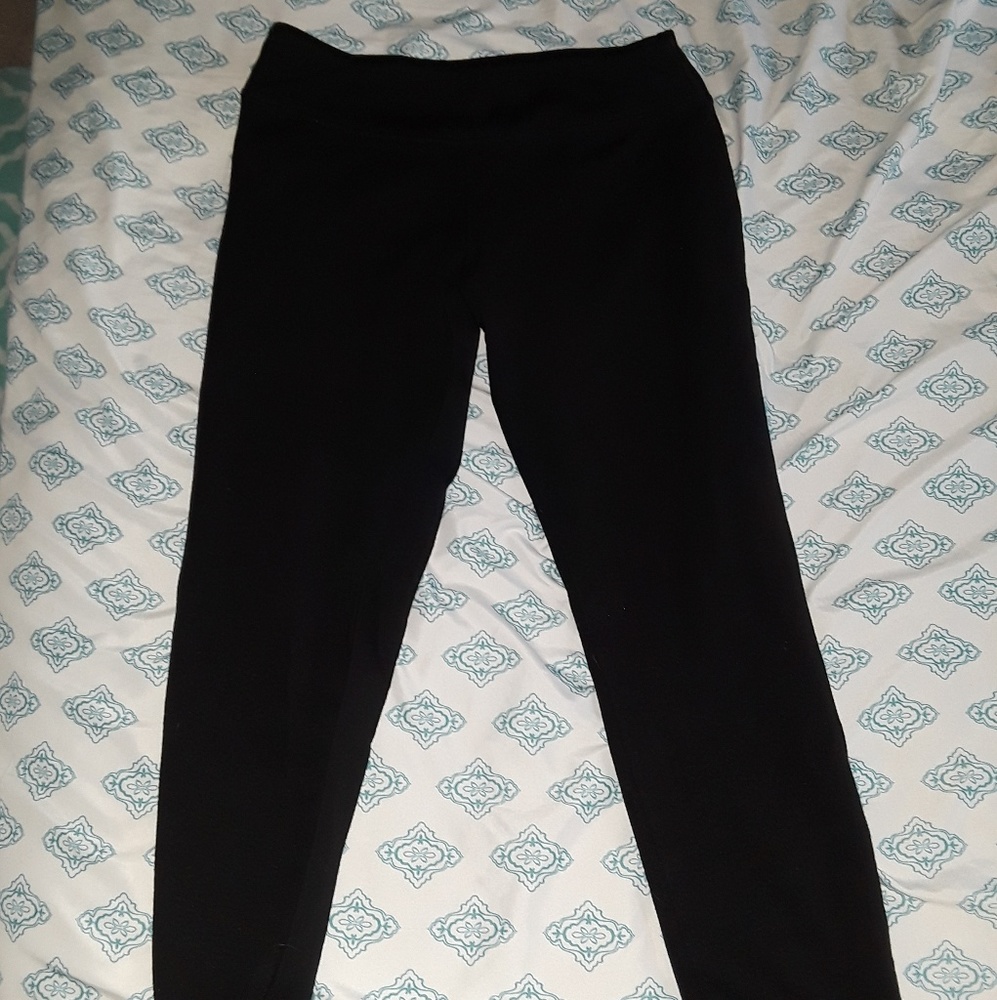 Black womens leggings M/LG
